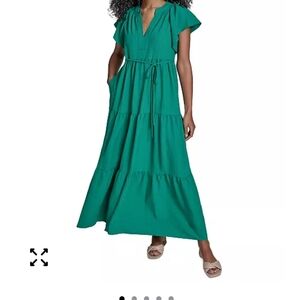 Calvin Klein Teal Maxi Dress